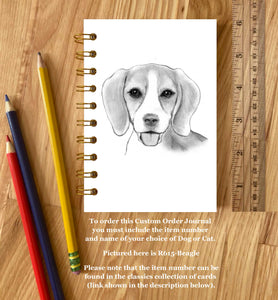 Journal -  to benefit Happy Life Beagle Rescue