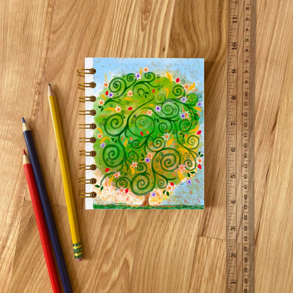 Hand Crafted Wire Bound Journals with Lined or Blank Pages